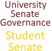 University Senate Governance Student Senate